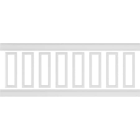 Ekena Millwork Wainscot Paneling Kit, Urethane, 94-1/2 in L, Factory Primed WPKUSQ051P036
